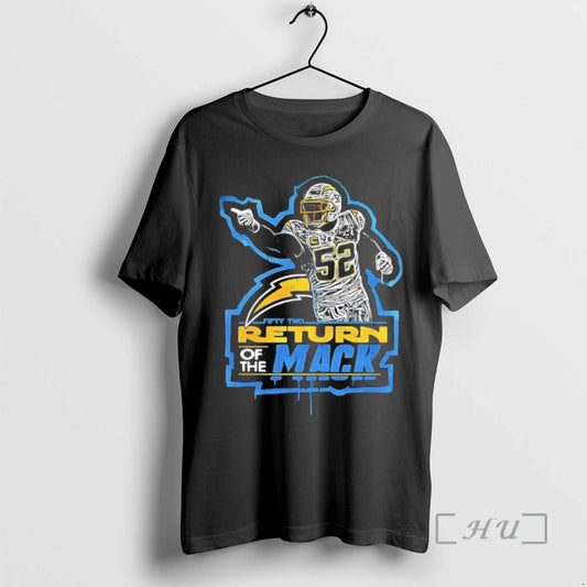 Officials Khalil Mack 52 Los Angeles Chargers Return Of The Mack Premium T Shirts Sweater