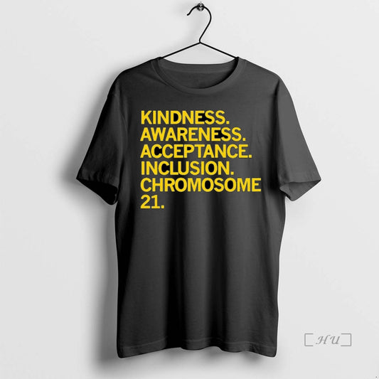 Officials Kindness Awareness Acceptance Inclusion Chromosome 21 Ornaments - clothing by TeeHivey.com