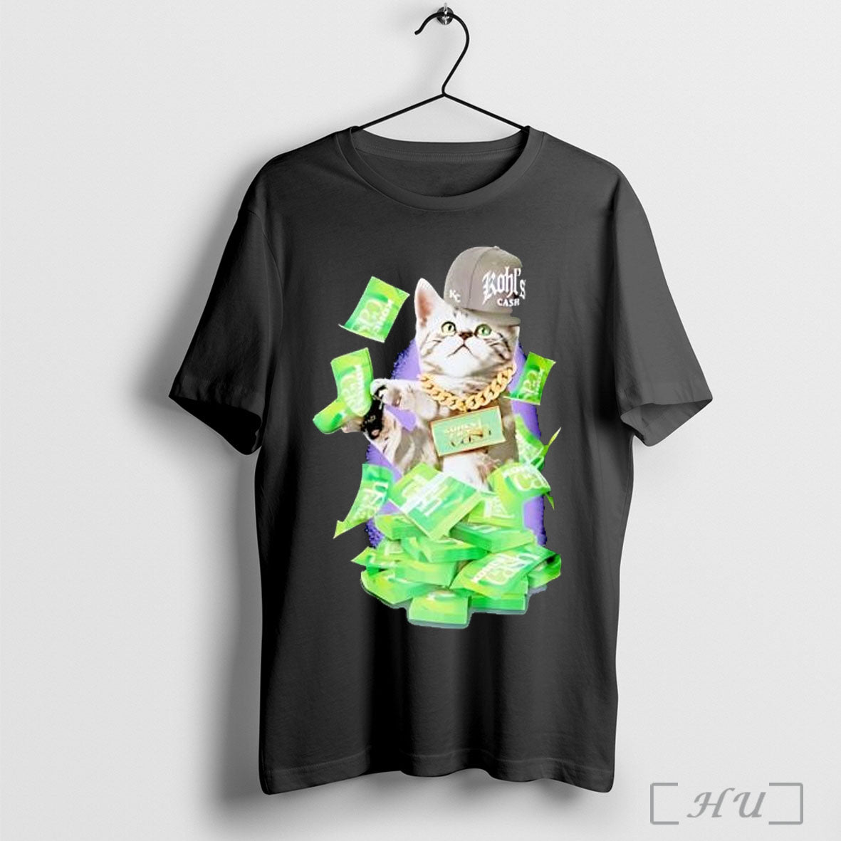 Officials Kohls Cash Kitty Graphic Funny Cat T Shirt