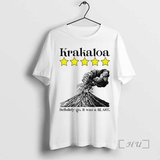Officials Krakatoa 5 Star Definitely Go It Was A Blast Volcanic Eruption Premium T Shirts - clothing by TeeHivey.com