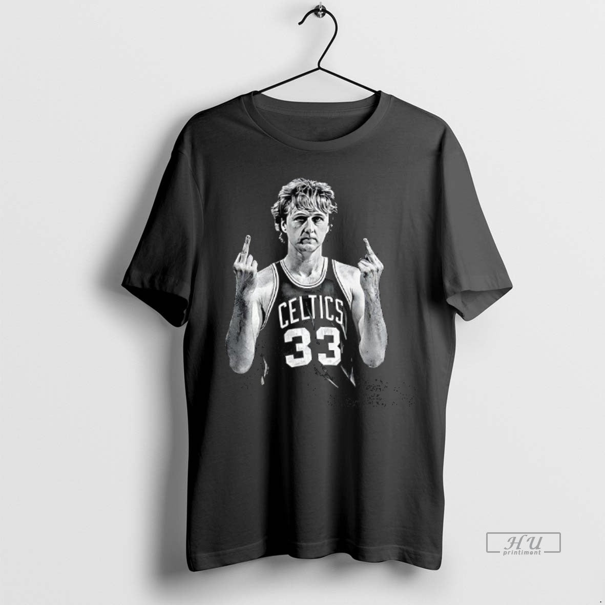 Officials Larry Bird Middle Finger Meme - clothing by TeeHivey.com