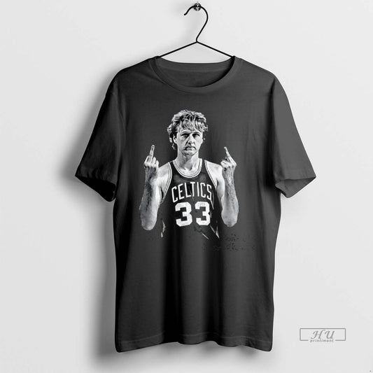 Officials Larry Bird Middle Finger Meme - clothing by TeeHivey.com