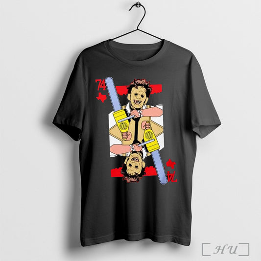 Officials Leatherface 74 Horror Halloween T Shirt