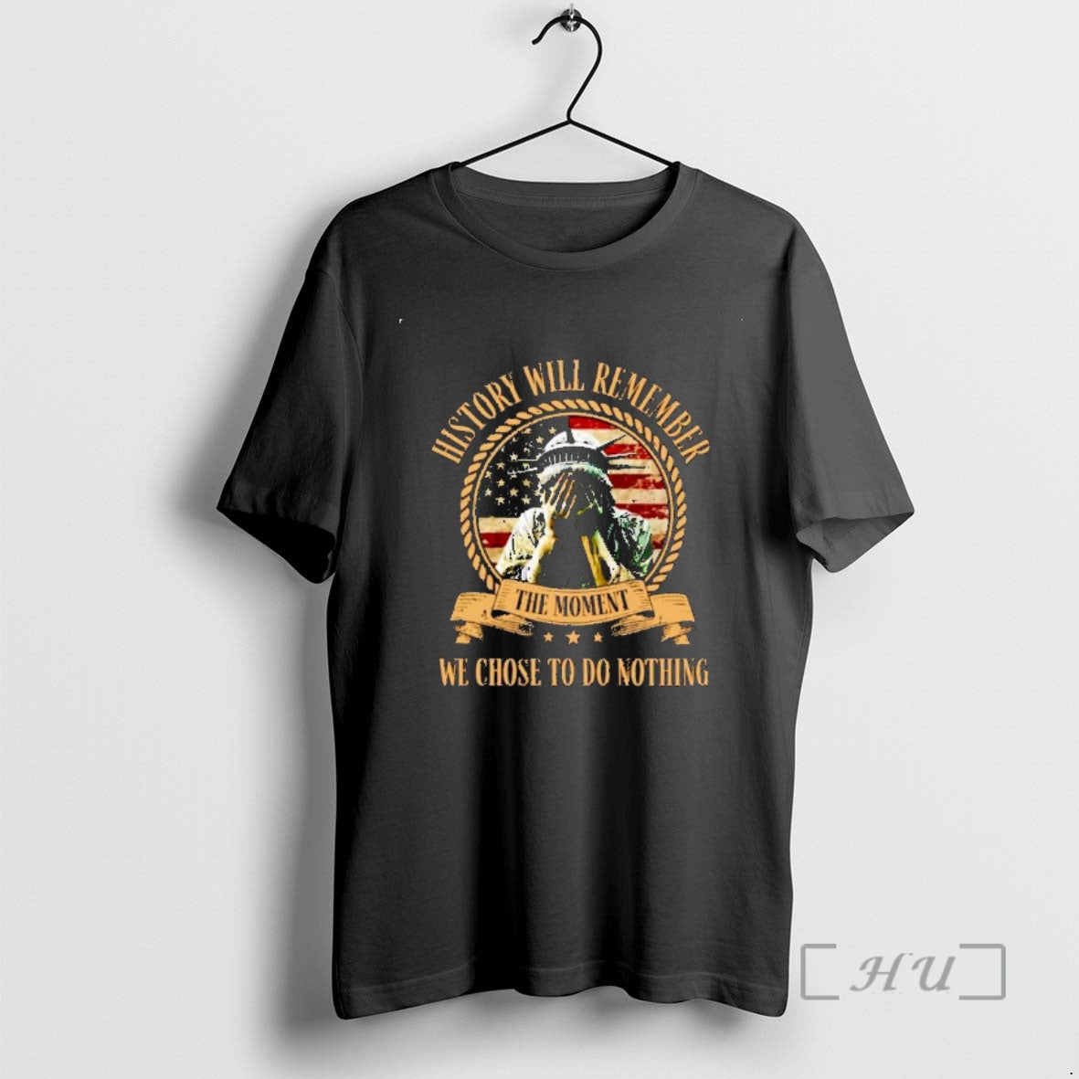 Officials Liberty Of Statue History Will Remember The Moment We Choose To Do Nothing Ornaments - clothing by TeeHivey.com