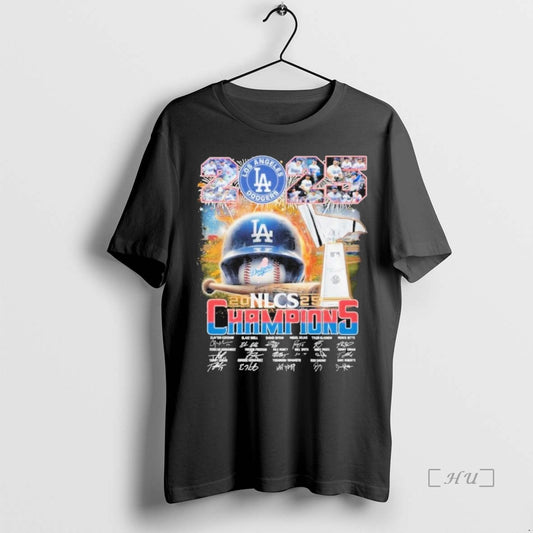 Officials Los Angeles Dodgers 2025 Nlcs Champions Signature - clothing by TeeHivey.com