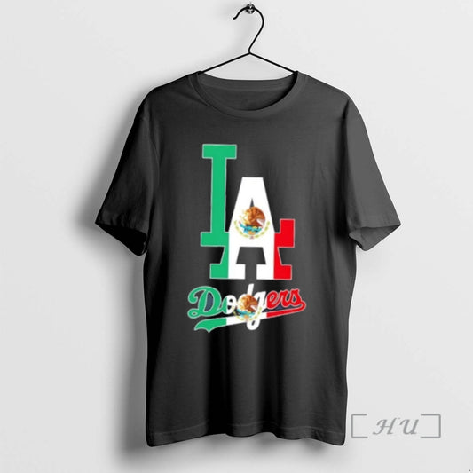 Officials Los Angeles Dodgers Baseball X Mexican Flag - clothing by TeeHivey.com