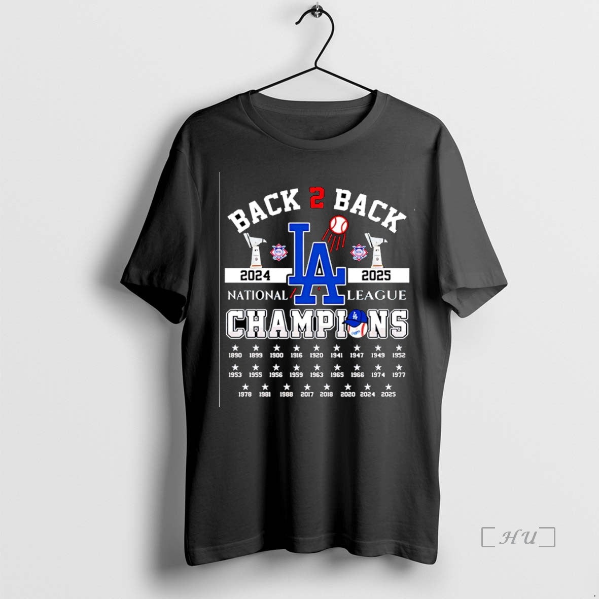 Officials Los Angeles Dodgers Baseball B2b 2024 2025 National League Champions - clothing by TeeHivey.com