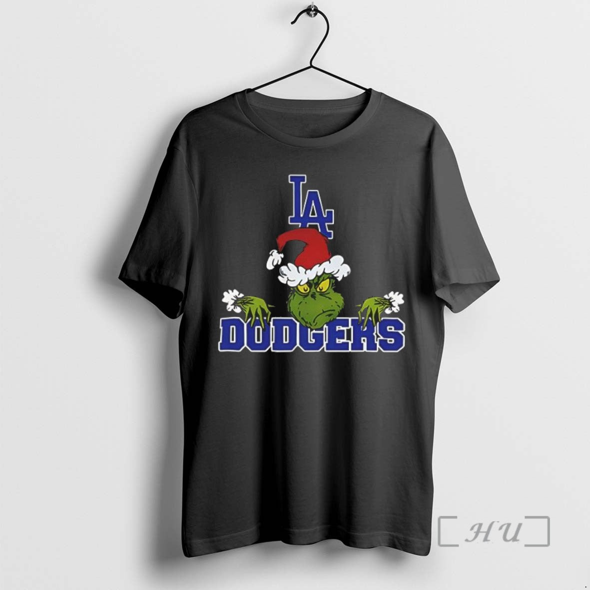 Officials Los Angeles Dodgers Logo Baseball Grinch Christmas - clothing by TeeHivey.com