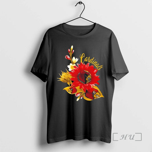 Officials Louisville Cardinals Football X Sunflower Floral - clothing by TeeHivey.com