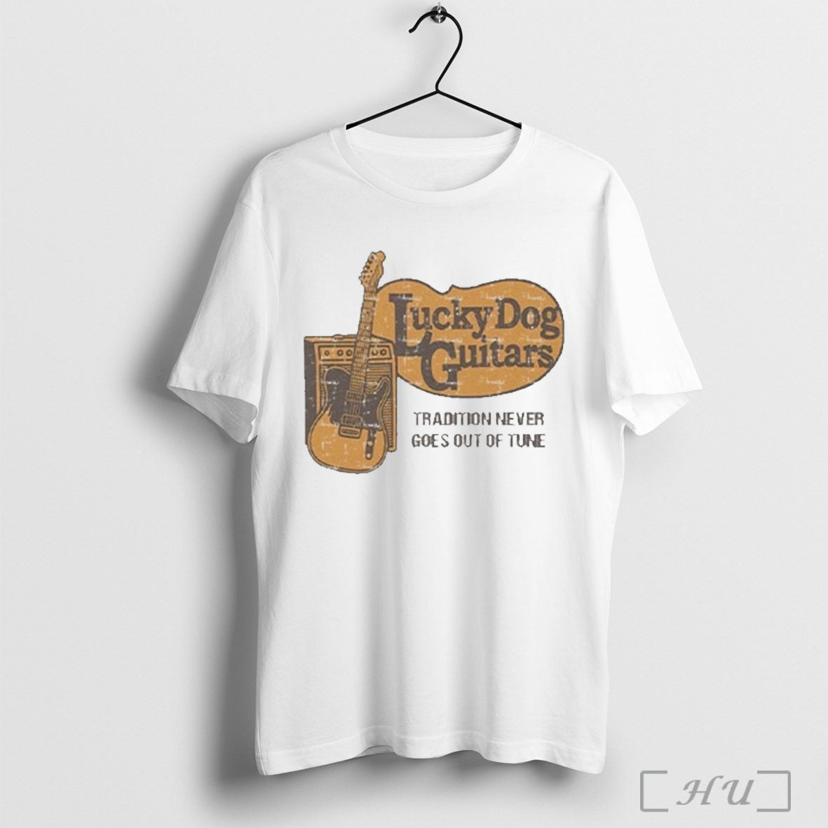 Officials Lucky Dog Guitars Cracker Barrel T Shirt