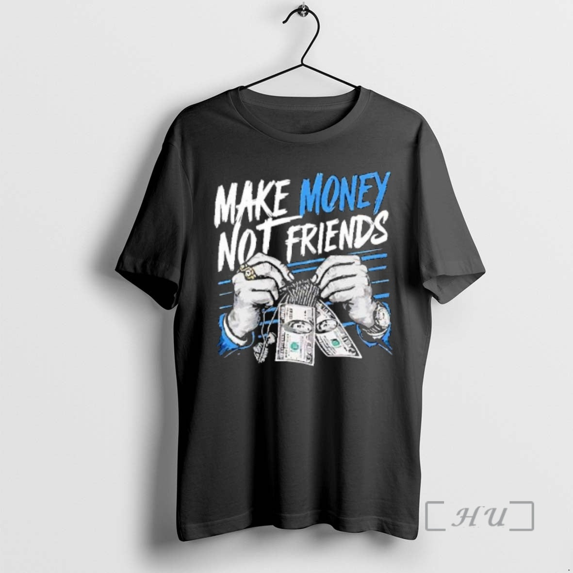 Officials Make Money Not Friends Graphic Retro - clothing by TeeHivey.com