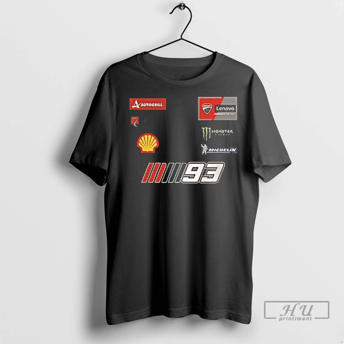 Officials Marc Marquez Ducati Lenovo Team 2 Sided T Shirts