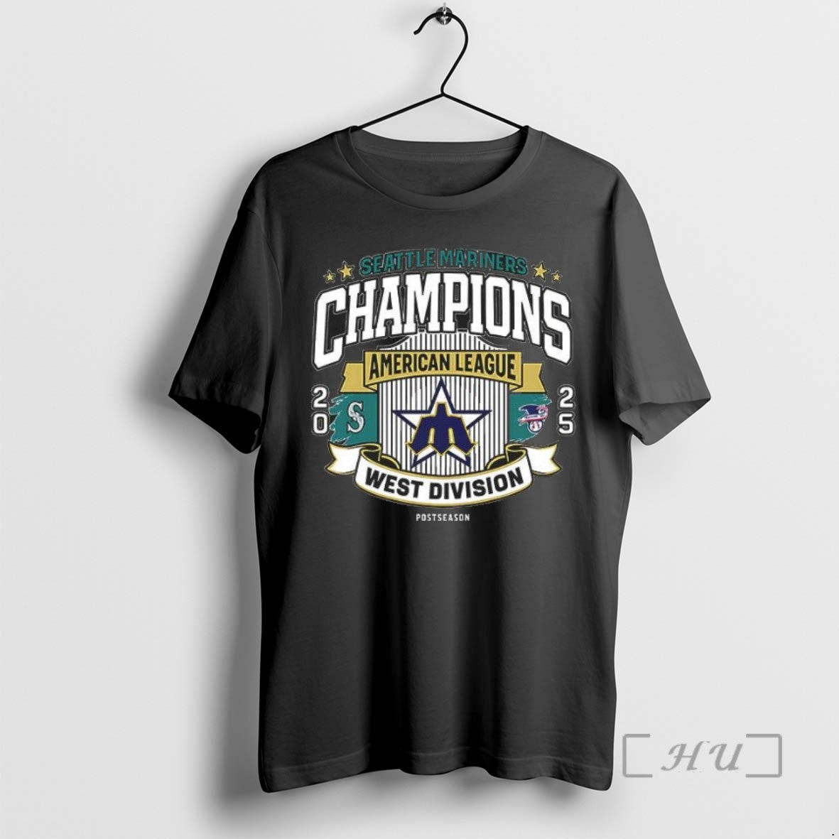 Officials Mariners Al West Division Champions 2025 Vintage - clothing by TeeHivey.com
