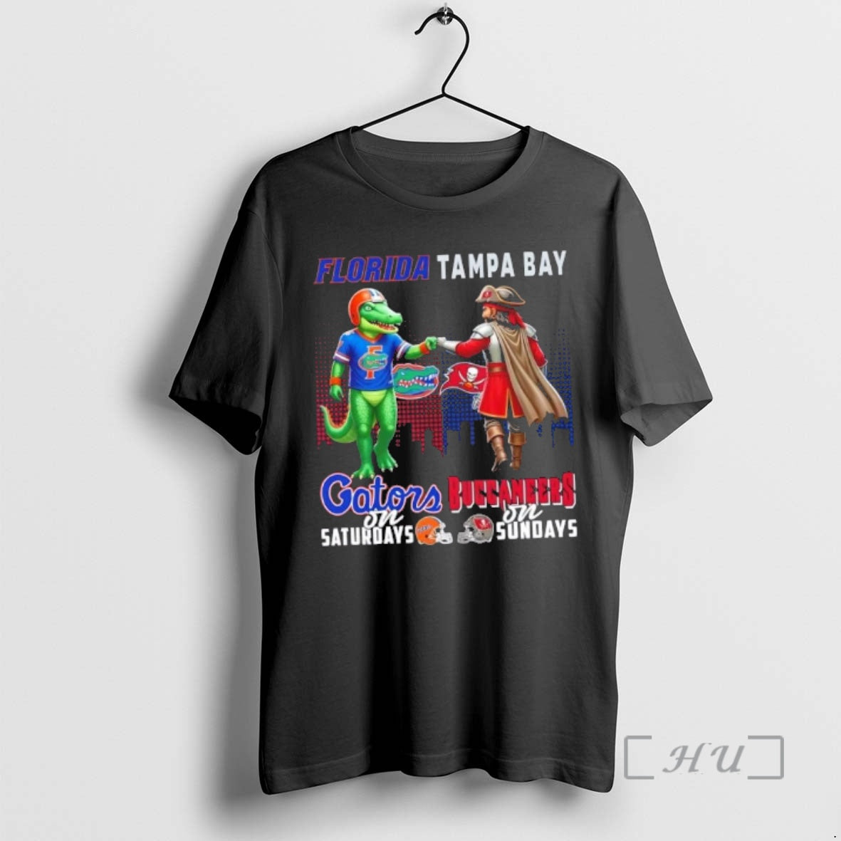 Officials Mascots Florida Gators On Saturdays Vs Tampa Bay Buccaneers On Sundays Skyline Premium - clothing by TeeHivey.com