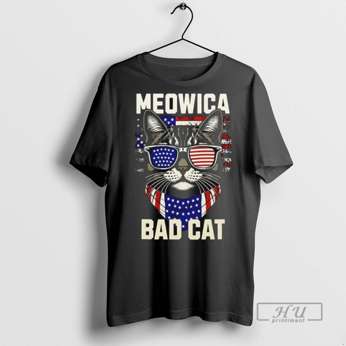 Officials Meowica Bad Cat Usa Flag Ceramic Ceramic And Classic Dad Cap T Shirts - clothing by TeeHivey.com