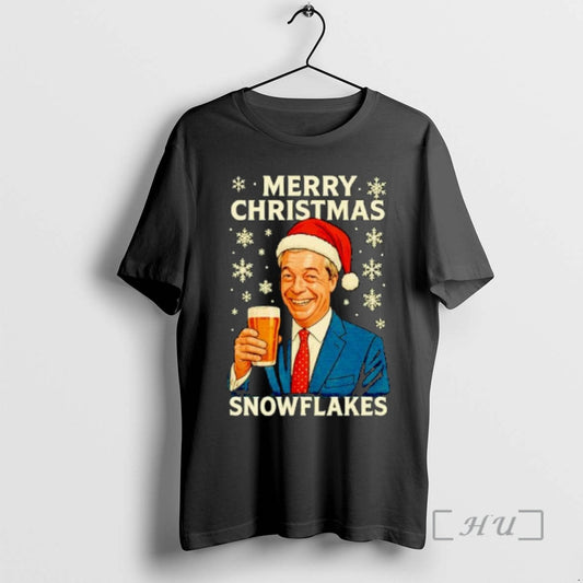 Officials Merry Christmas Snowflakes Ornaments - clothing by TeeHivey.com