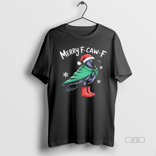 Officials Merry F Caw F Christmas - clothing by TeeHivey.com
