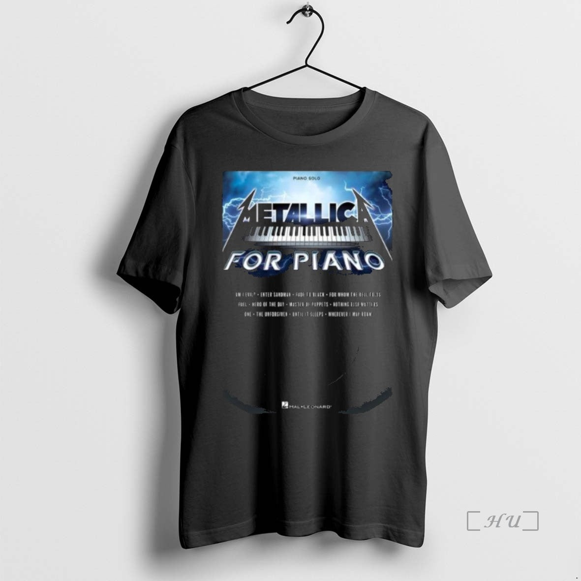 Officials Metallica For Piano Solo Book Cover Wall Long Sleve - clothing by TeeHivey.com