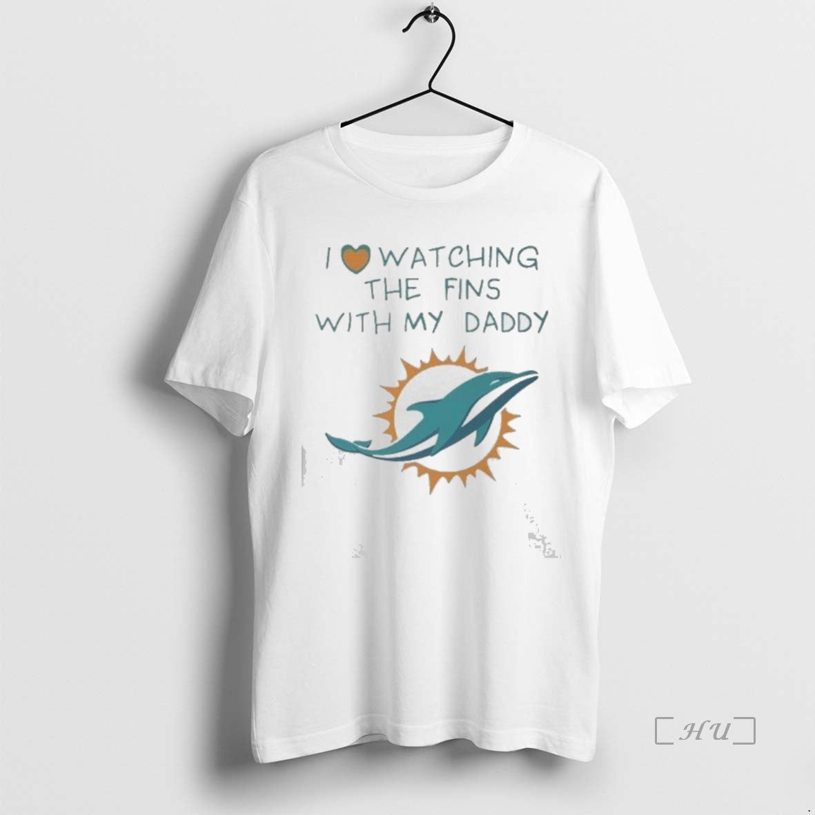 Officials Miami Dolphins Love Watching Fins With Daddy Baby - clothing by TeeHivey.com