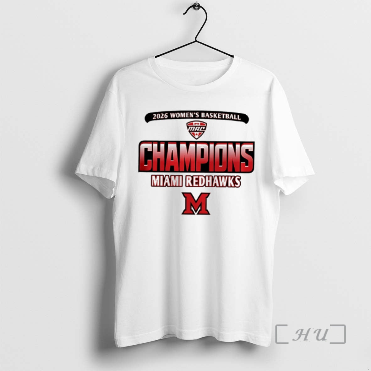 Officials Miami Redhawks Womens Basketball 2026 Mac Regular Season Champions Locker Room Premium T Shirts