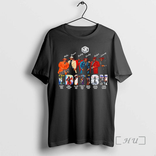 Officials Michael Bivins Ralph Tresvant Ronnie Devoe And Ricky Bell New Edition Premium T Shirts