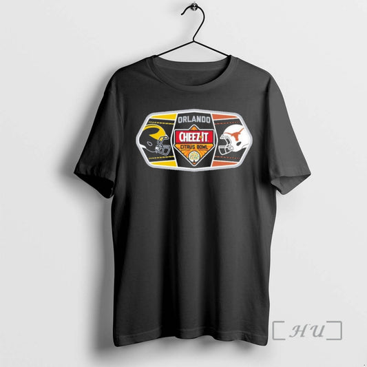 Officials Michigan Vs Texas 2025 Cheez It Citrus Bowl 2 Team Premium T Shirts Sweater - clothing by TeeHivey.com