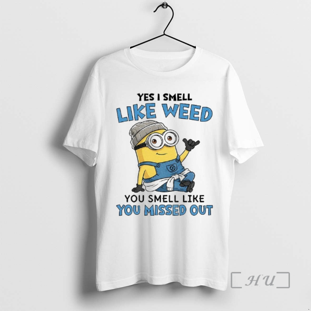 Officials Minion Yes I Smell Like Weed You Smell Like You Missed Out Premium - clothing by TeeHivey.com