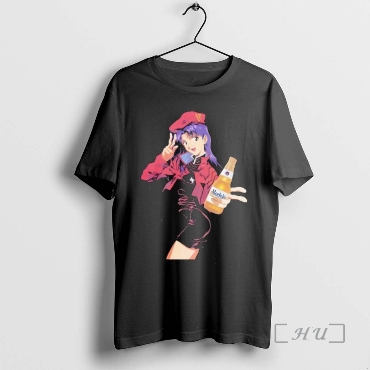 Officials Misato Katsuragi X Modelo Beer Anime Series - clothing by TeeHivey.com