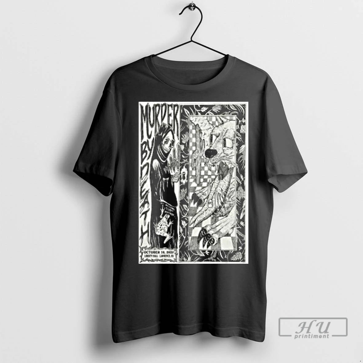 Officials Murder By Death Liberty Hall Lawrence Oct 2025 T Shirt