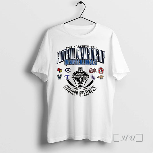 Officials Ncaa Division I Football Championship Quarterfinals 2025 Gridiron Greatness Sport Teams Logo Premium