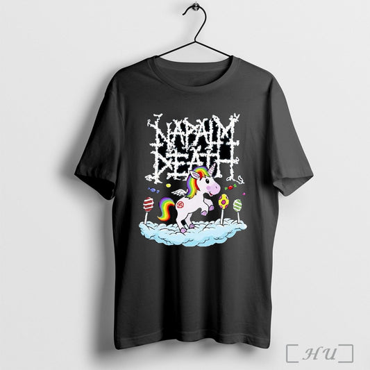 Officials Napalm Death Unicorn Cute T Shirt