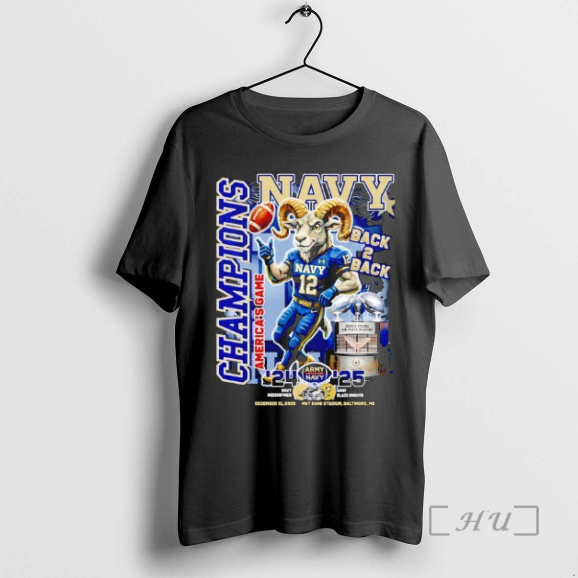 Officials Navy Midshipmen And Army Black Knights Champions Americas Game Back 2 Back Premium - clothing by TeeHivey.com