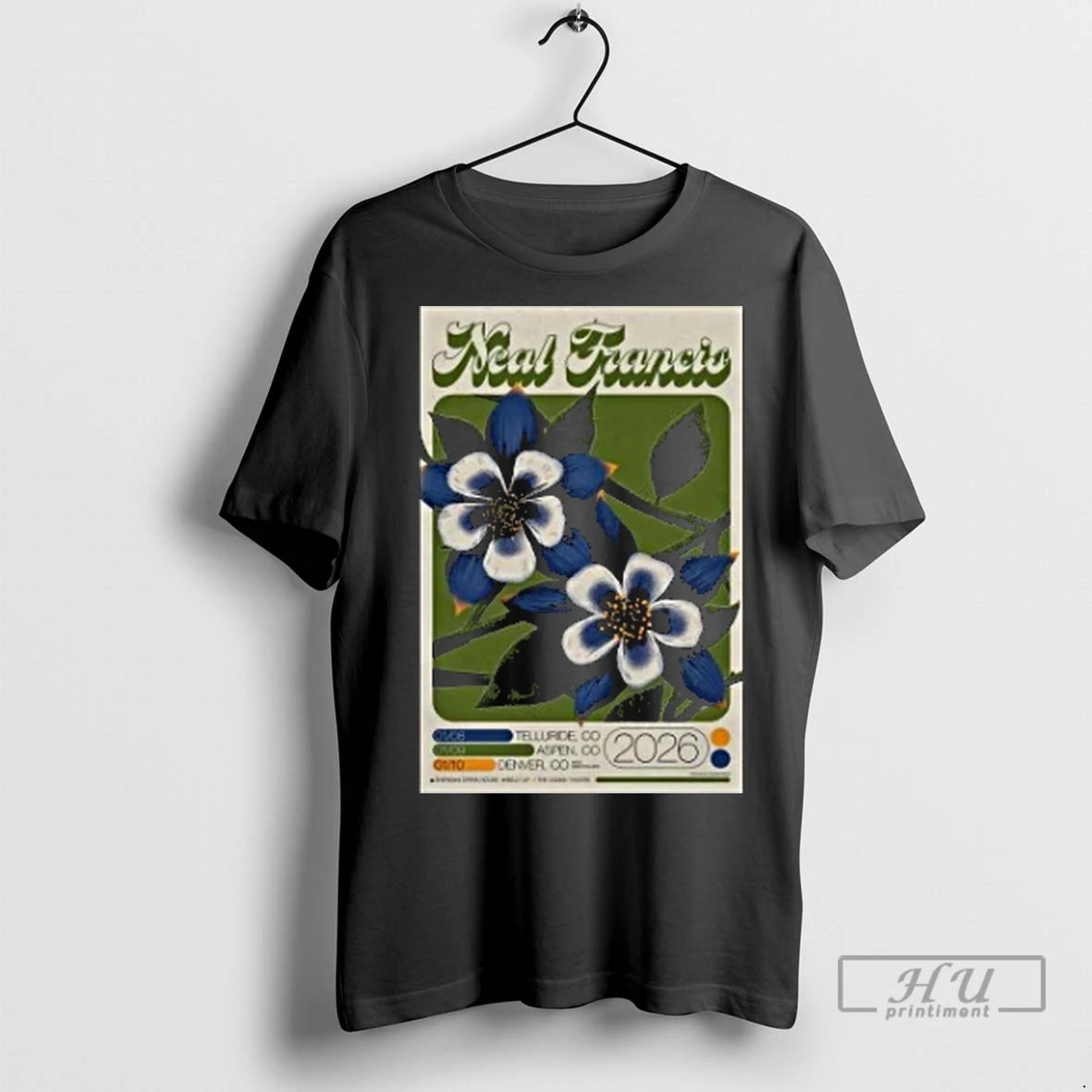 Officials Neal Francis January 8 9 10 2026 Colorado Tour T Shirts