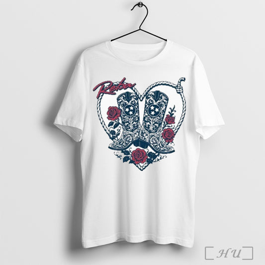 Officials New Tee Reba Boots Hearts Shirt T Shirt