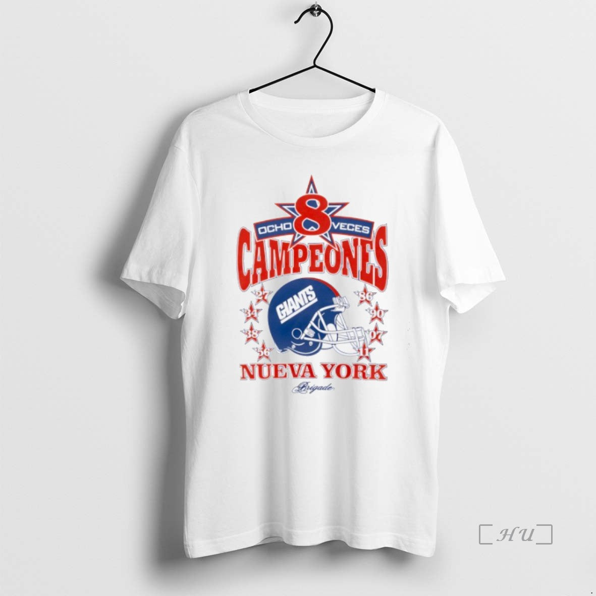 Officials New York Giants Championship Ocho Veces Campeones Nueva York - clothing by TeeHivey.com