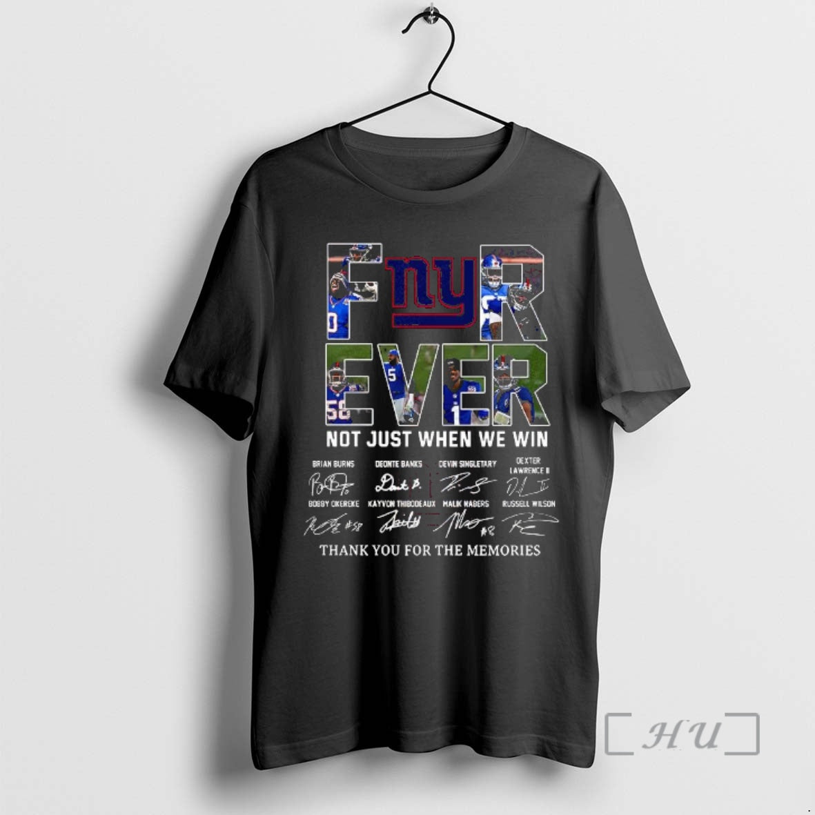 Officials New York Giants Forever Not Just When We Win Thank You For The Memories - clothing by TeeHivey.com