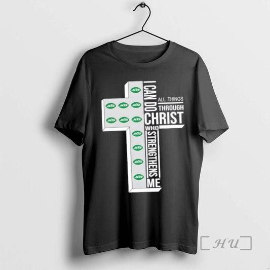 Officials New York Jets Football X I Can Do All Things Through Christ Who Strengthens - clothing by TeeHivey.com