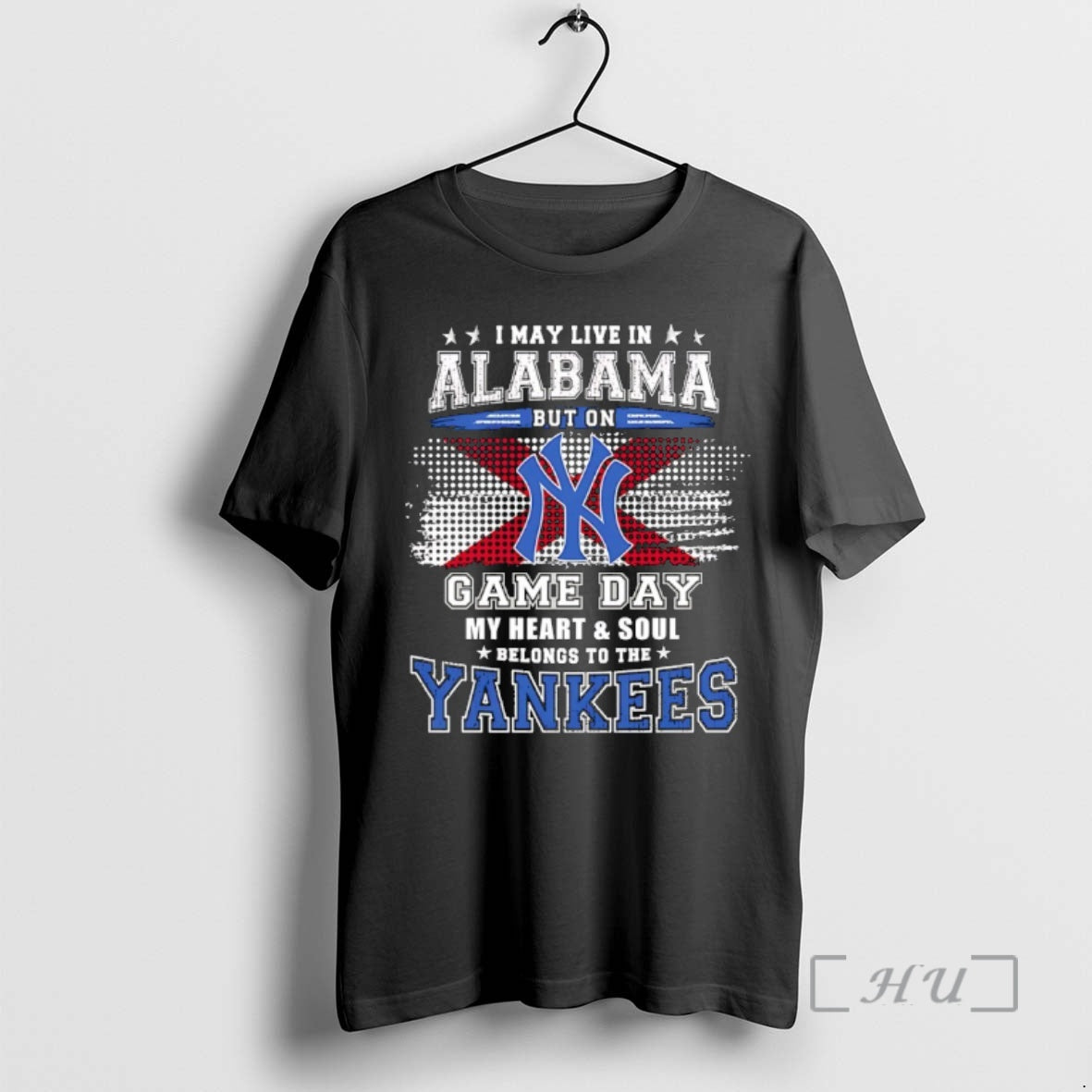 Officials New York Yankees I May Live In Alabama But On Game Day My Heart - clothing by TeeHivey.com