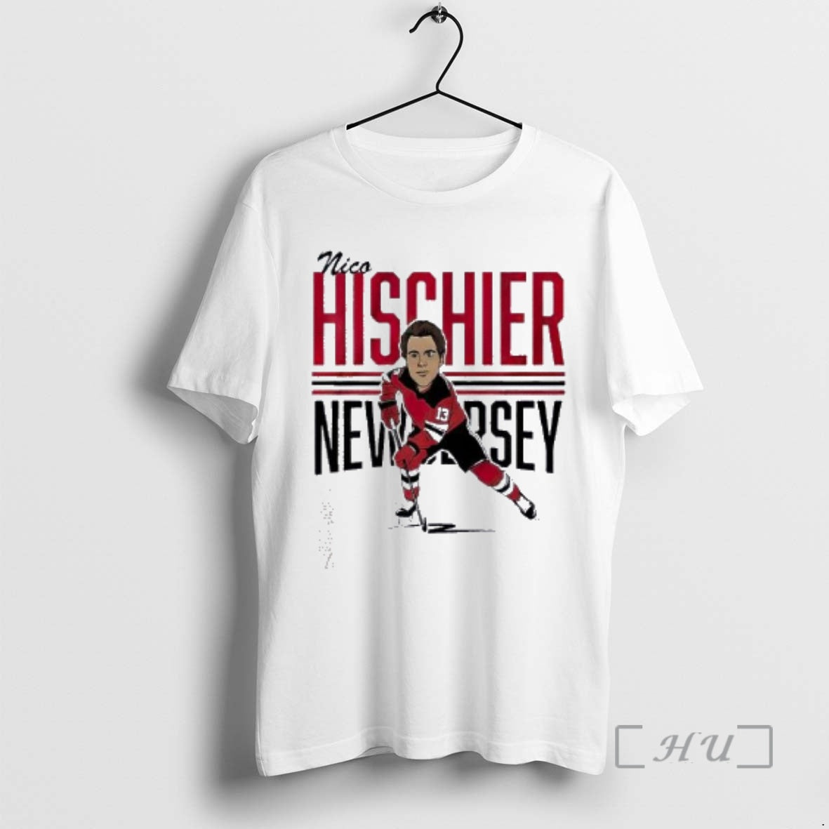 Officials Nico Hischie Center Ice Caricature - clothing by TeeHivey.com