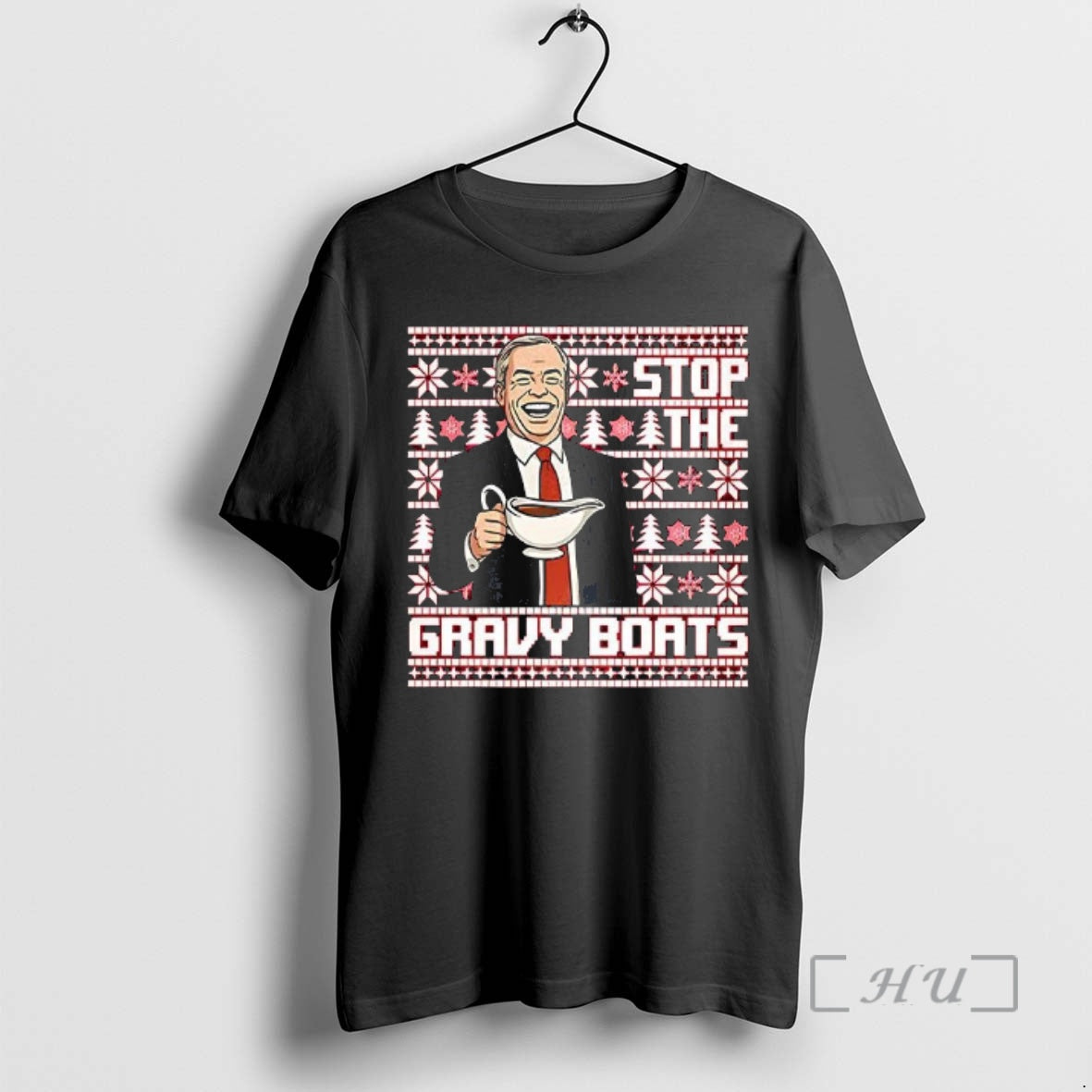 Officials Nigel Farage Stop The Gravy Boats Christmas - clothing by TeeHivey.com