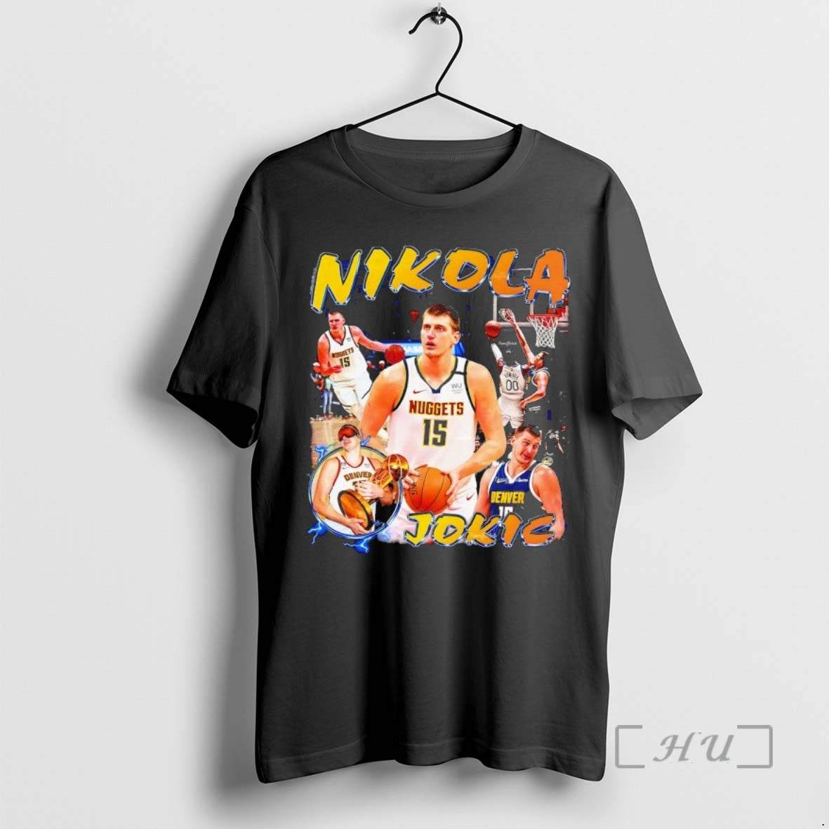 Officials Nikola Jokic Denver Nuggets Basketball Player 15 Graphic - clothing by TeeHivey.com
