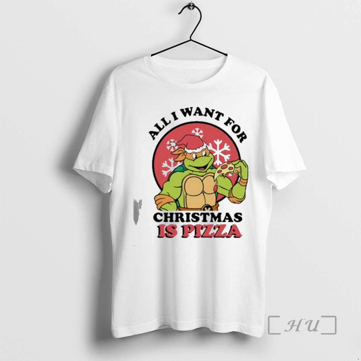 Officials Ninja Turtle All I Want For Christmas Is Pizza - clothing by TeeHivey.com