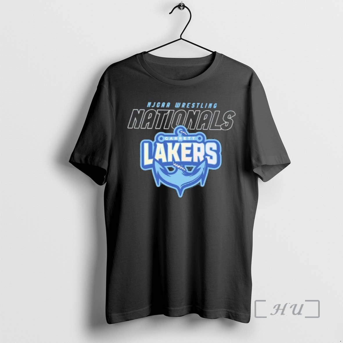 Officials Njcaa Wrestling Nationals Garrett Lakers Anchor Logo Graphic