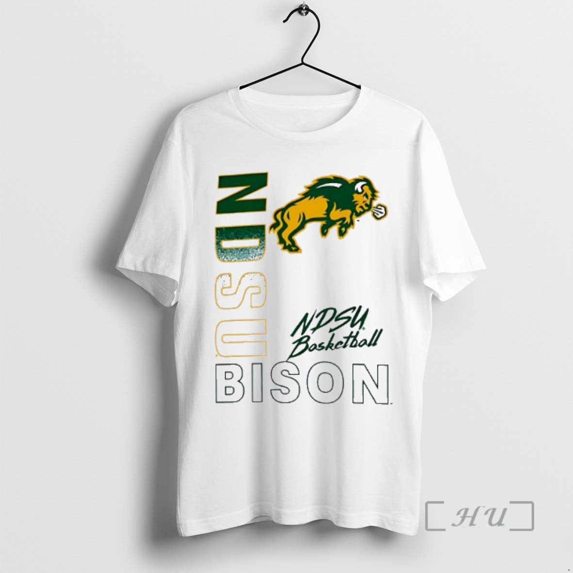 Officials North Dakota State Bison Mens Basketball Logo