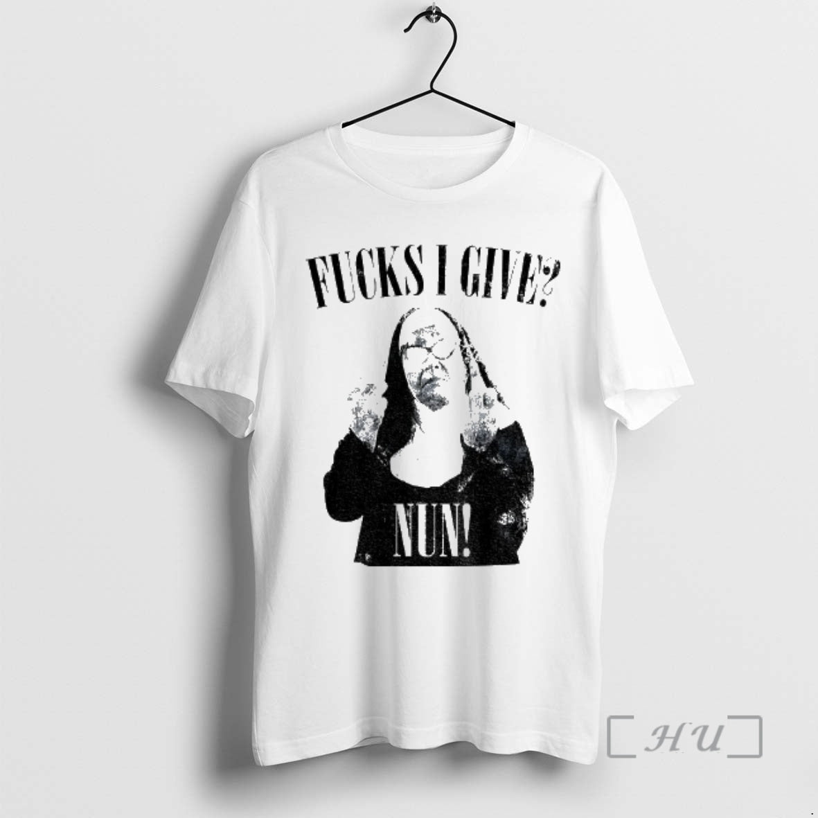 Officials Nun Middle Finger Fucks I Give Nun - clothing by TeeHivey.com