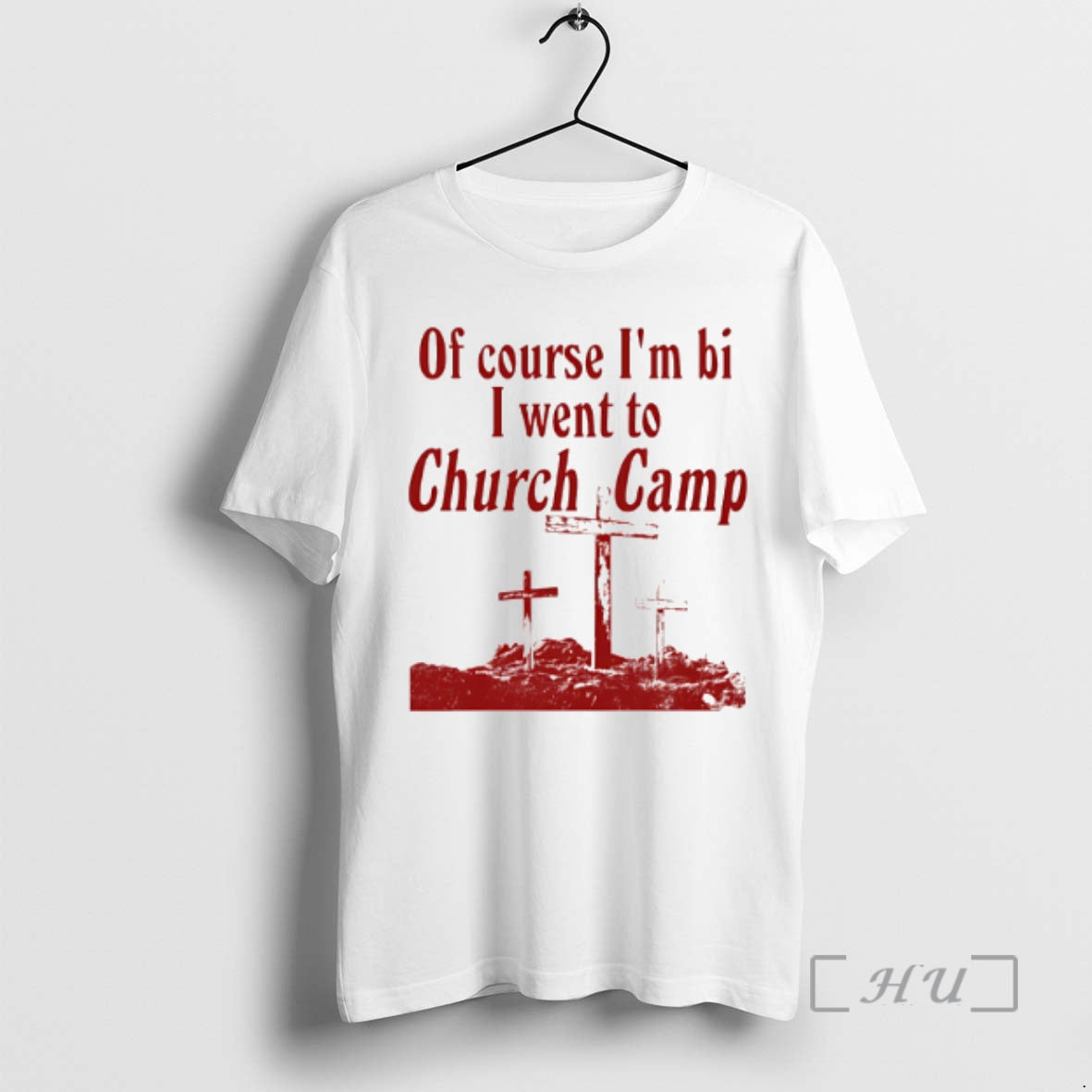 Officials Of Course Im Bi I Went To Church Camp Bible Camp Premium T Shirts