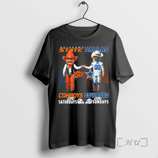 Officials Oklahoma Cowboys On Saturdays X Dallas Cowboys On Sundays - clothing by TeeHivey.com