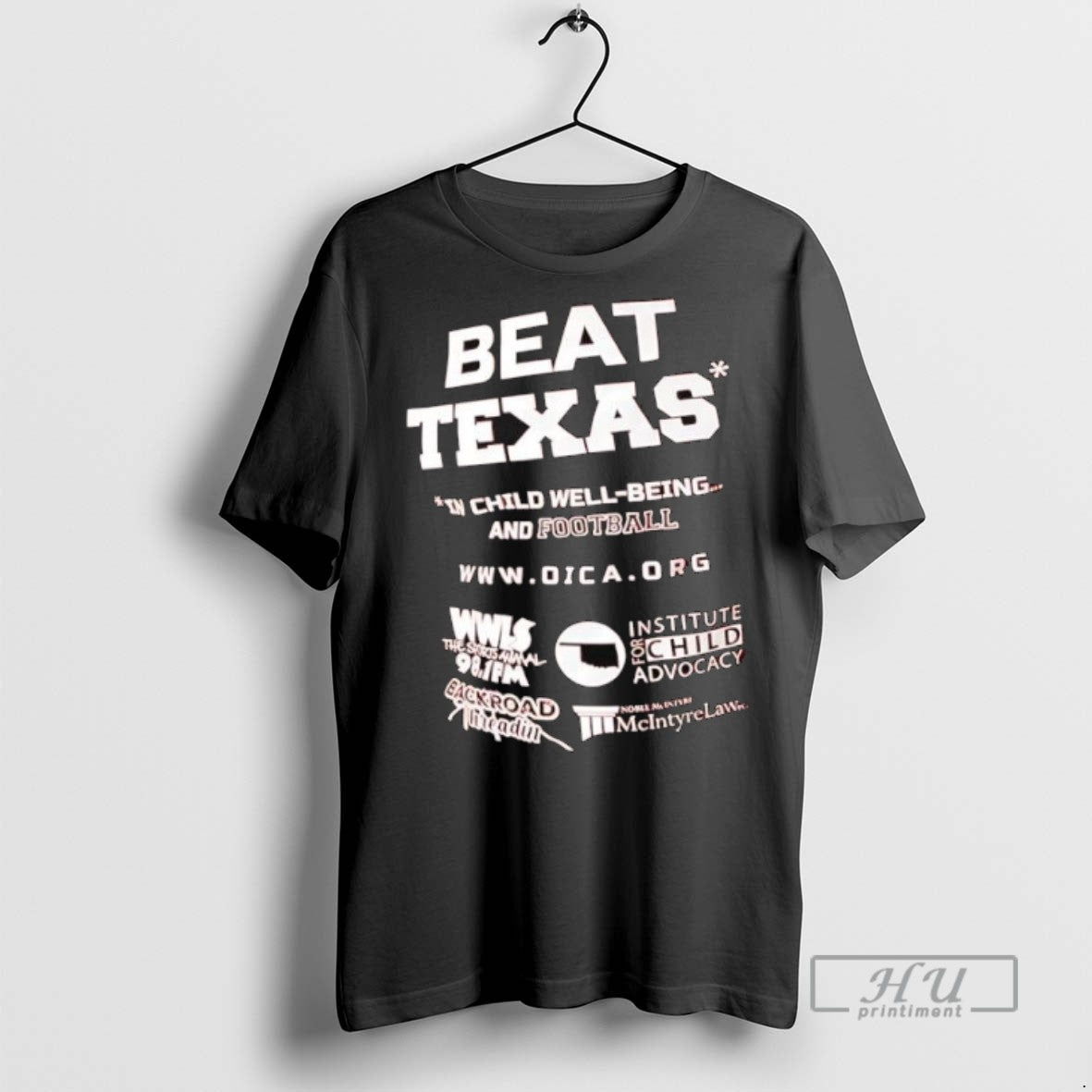 Officials Oklahoma Institute For Child Advocacy Beat Texas In Child Well Being And Football - clothing by TeeHivey.com