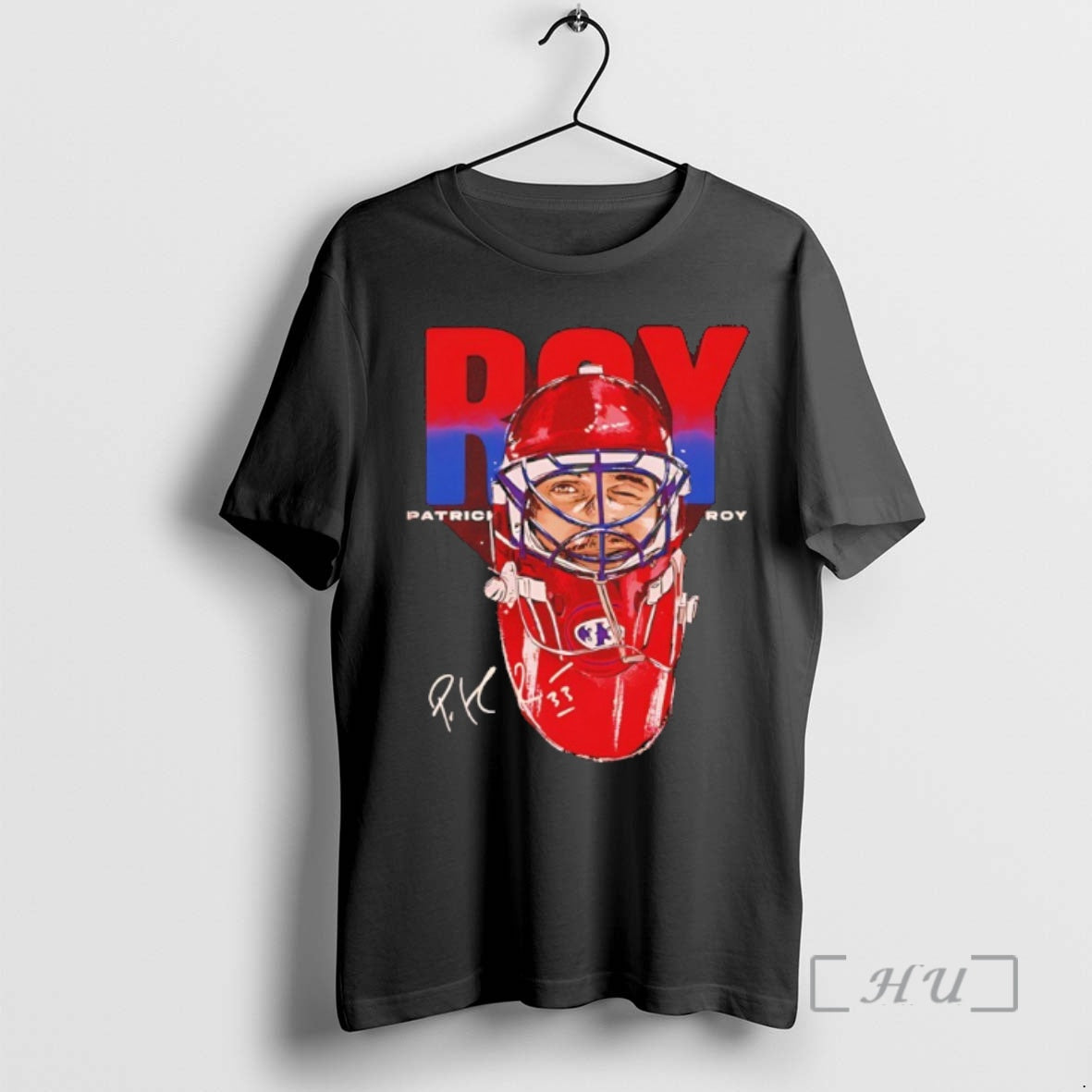 Officials Patrick Roy Montreal Goalie Hockey Player Mask Signature - clothing by TeeHivey.com