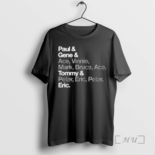 Officials Paul Gene Ace Vinnie Mark Bruce Ace Tommy Peter Eric Peter Eric Premium - clothing by TeeHivey.com